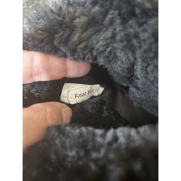 Dansko Stormy Black Leather Shearling Fleece Fur Lined Bootie EU 37 Convertible - Picture 3 of 7